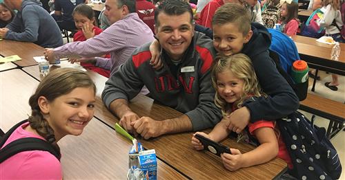 Hays Elementary Hosts Donuts with Dad 